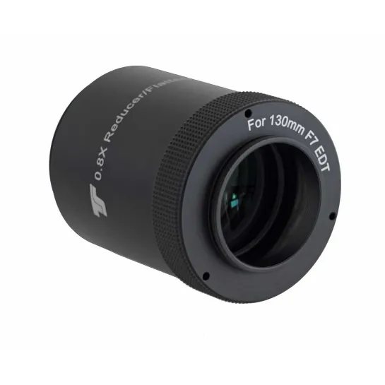 Correcteur réducteur TS Optics 2,5" 0,8x pour TSAPO130F7, et lunettes de 100mm à 130mm