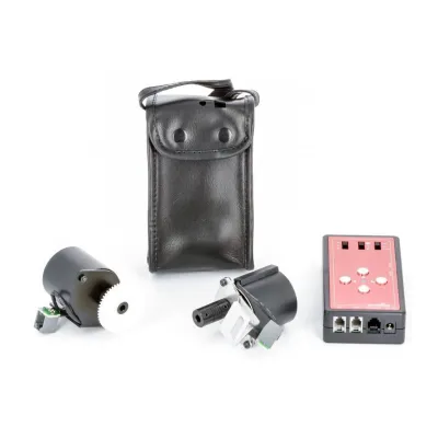 Motorisation double axe avec raquette et fiche d'autoguidage pour monture 2