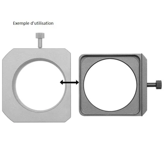 Tiroir à filtre TS Optics pour filtres montés de 2"