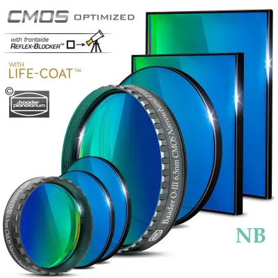 Filtres OIII narrowband Baader 6,5nm optimisés CMOS