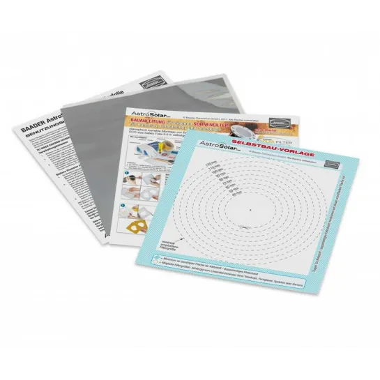 Feuille solaire Baader AstroSolar OD 5.0 en feuille pour visuel et photo (14x15,5cm)