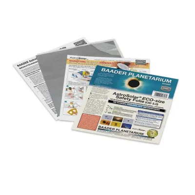 Feuille solaire Baader AstroSolar OD 5.0 en feuille pour visuel et photo (20x29cm) 2