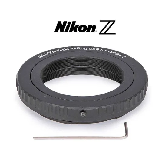 Bague Adaptatrice T2 / S52 Baader pour APN Nikon Z