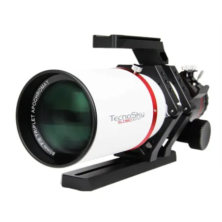 Lunette apochromatique Tecnosky 80/480 Triplet FPL53 Série Owl