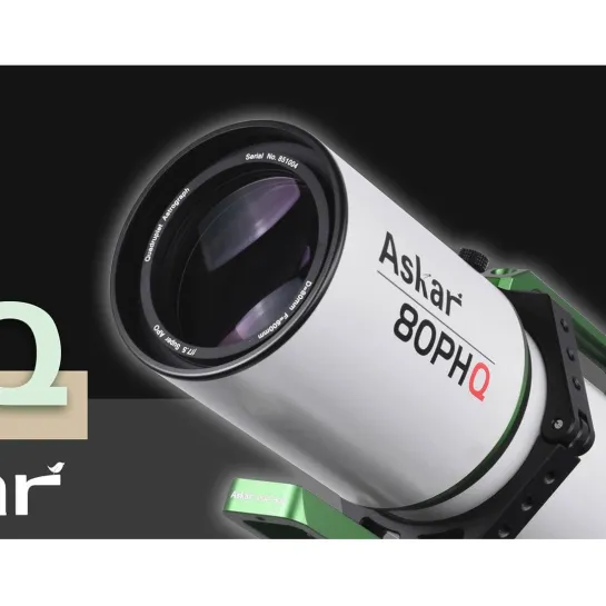 Lunette astrographe Askar 80 PHQ 80/600 quadruplet
