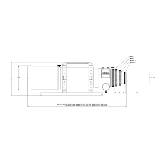 Lunette astrographe Askar 80 PHQ 80/600 quadruplet