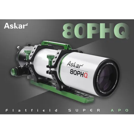 Lunette astrographe Askar 80 PHQ 80/600 quadruplet
