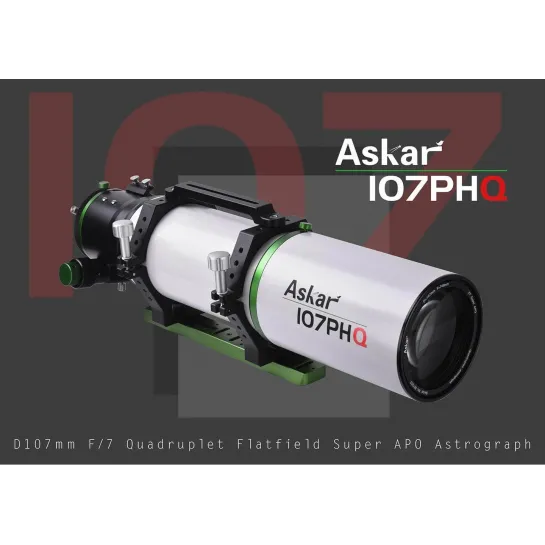 Lunette astrographe Askar 107 PHQ 107/740 quadruplet
