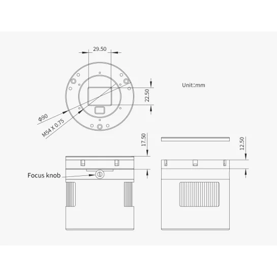 Caméra ZWO ASI2600MC-DUO couleur double capteur