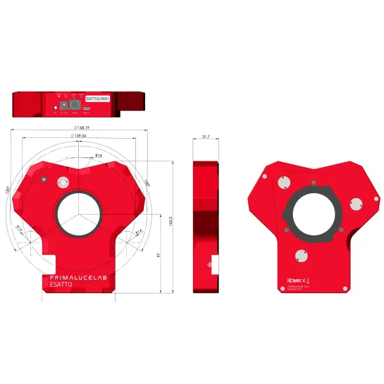 Microfocuseur motorisé PrimaLuceLab ESATTO 2" LP version courte