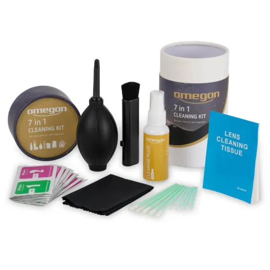 Kit de nettoyage optique Omegon 7 en 1