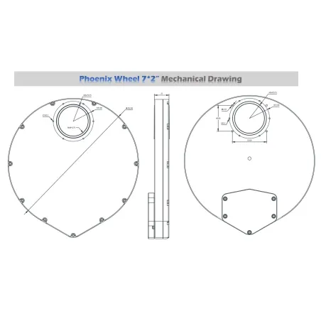 Roue à filtres motorisée Player One Phoenix 7x2"