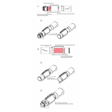 Lunette apochromatique Askar 120/840 Triplet