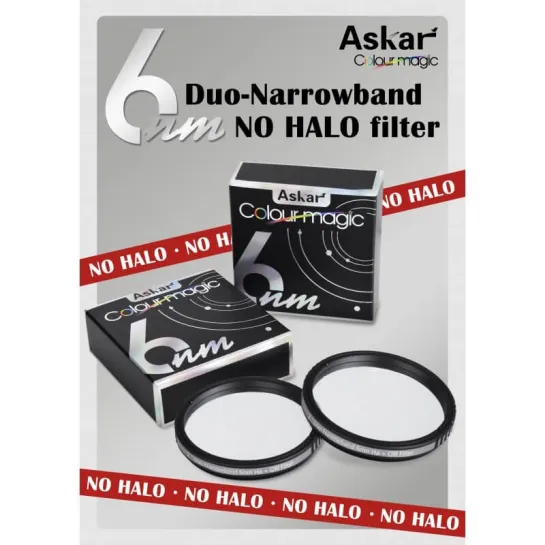 Filtre Askar Colour Magic Dual Band SII et OIII 6nm en 2"
