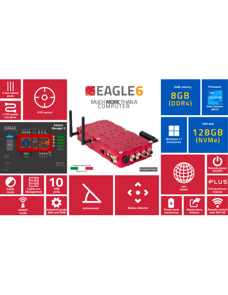 EAGLE 6 - Unité de contrôle avancée pour télescopes et astrophotographie