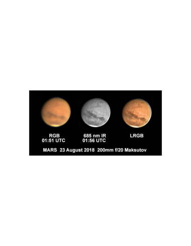 Filtre passe IR 685 nm Baader pour la photographie planétaire
