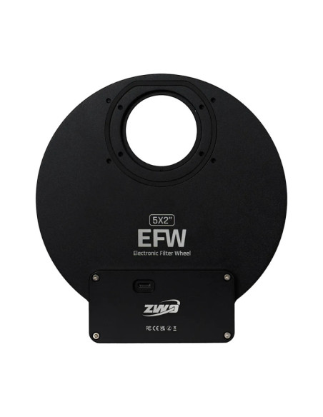 Roue à filtres motorisée ZWO EFW 5x2" (5x50,8 mm)