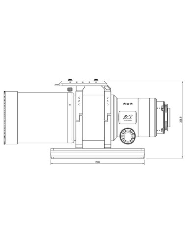 Lunette astrographe William Optics UltraCat 108 WIFD