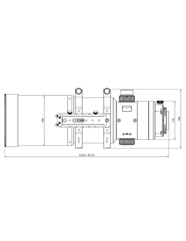 Lunette astrographe William Optics UltraCat 108 WIFD