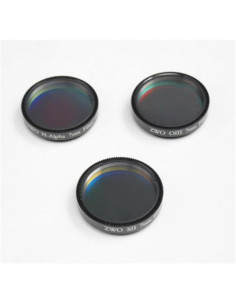 Set de 3 filtres SHO 7nm (Ha, SII et OIII) ZWO - 50,80mm 2