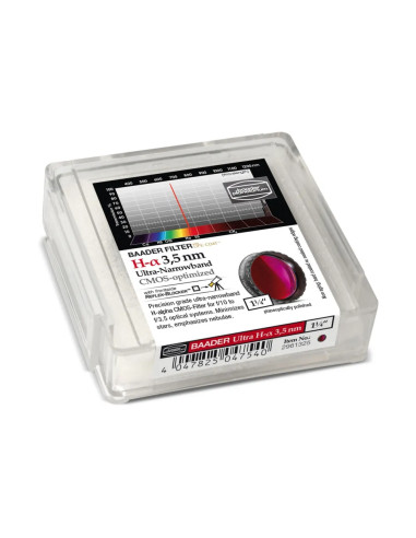 Filtre H-alpha ultra narrowband Baader 3,5nm optimisé CMOS (1,25")