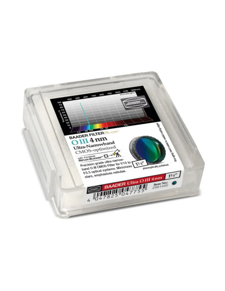 Filtre OIII ultra narrowband Baader 4nm optimisé CMOS (1,25")