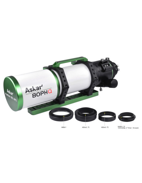 Lunette astrographe Askar 80PHQ 80/600 quadruplet