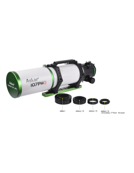 Lunette astrographe Askar 107PHQ 107/740 quadruplet