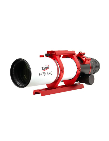 Lunette astrographe ZWO FF70 70/490 quadruplet