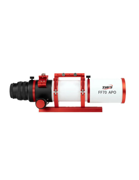 Lunette astrographe ZWO FF70 70/490 quadruplet