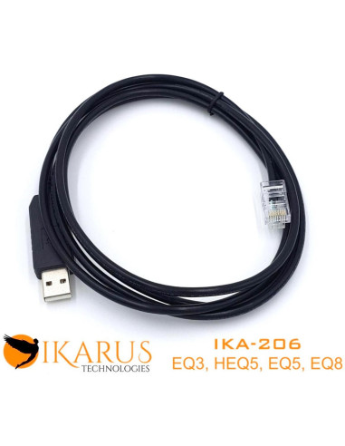 Câble USB Ikarus Technologies pour montures (Sky-Watcher)