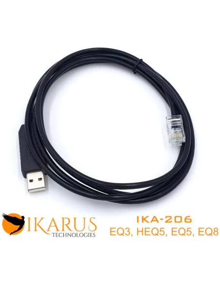 Câble USB Ikarus Technologies pour montures (Sky-Watcher)