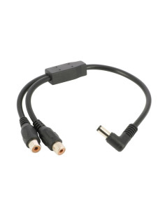 Câble d'alimentation ZWO 5.5x2.1mm mâle vers double RCA femelle