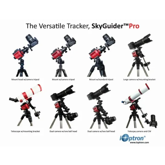 Monture équatoriale iOptron SkyGuider Pro