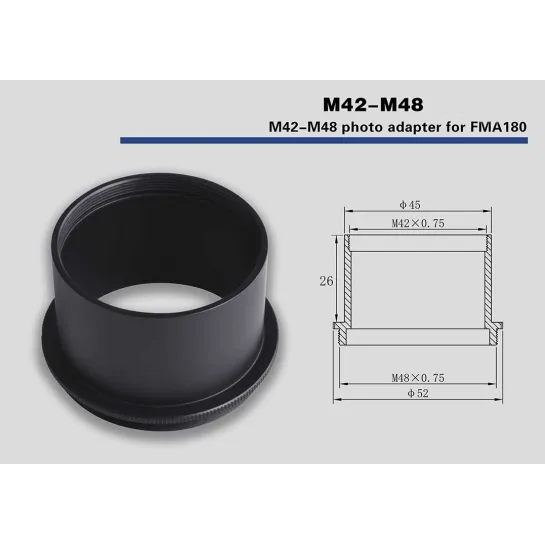 Adaptateur M48 Askar pour réfracteur Askar FMA 180mm