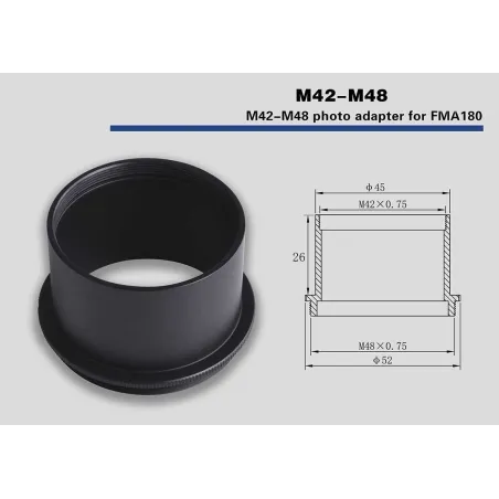 Adaptateur M48 Askar pour réfracteur Askar FMA 180mm