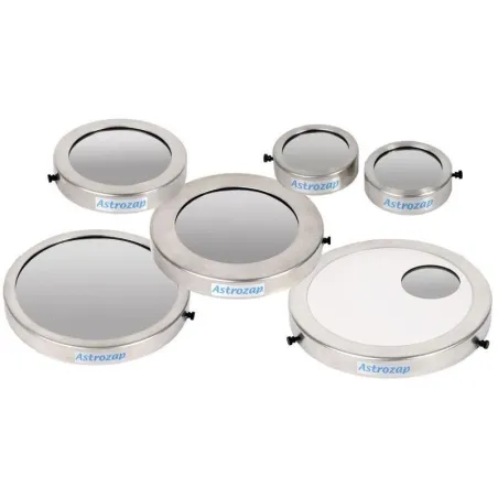 Filtres solaires Astrozap en verre, ouverture totale ou partielle