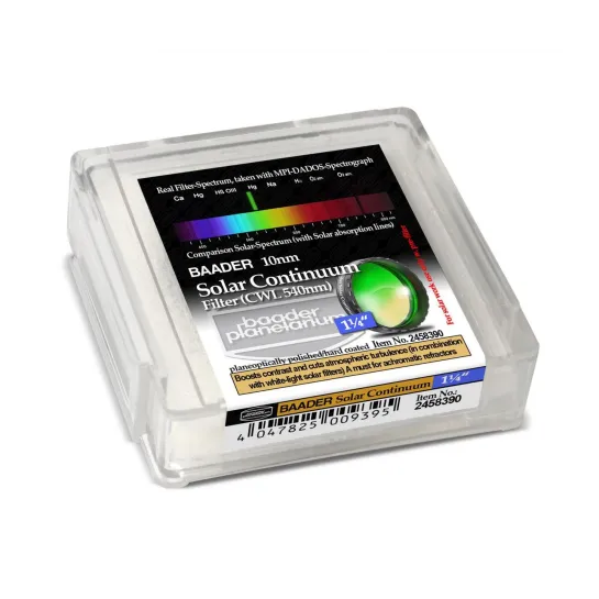 Filtre de contraste solaire Baader Continuum 540nm