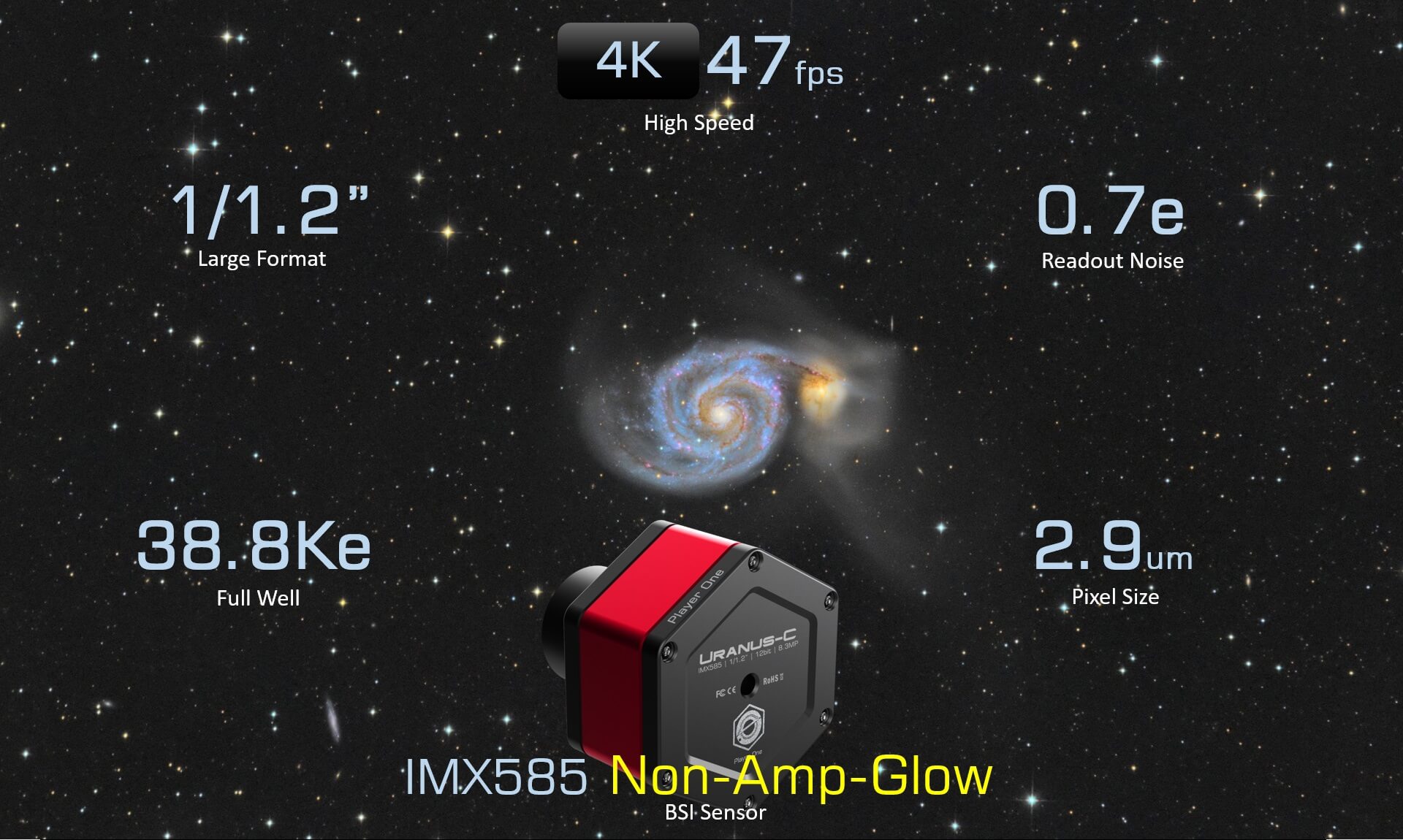 Caméra Player One URANUS-C Couleur_04.j