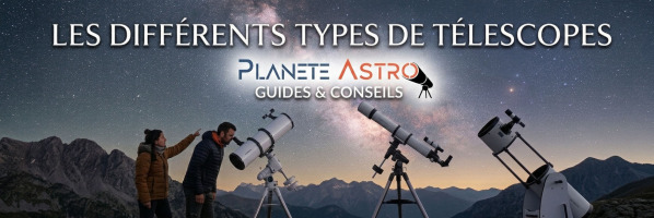Les différents types de télescopes