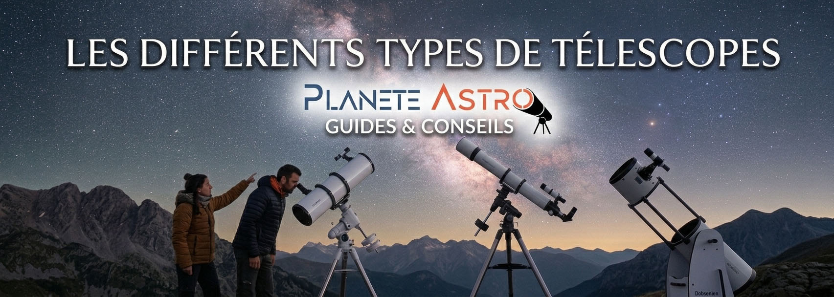 Les différents types de télescopes